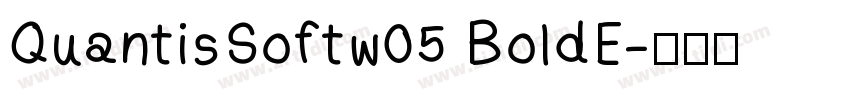 QuantisSoftw05 BoldE字体转换